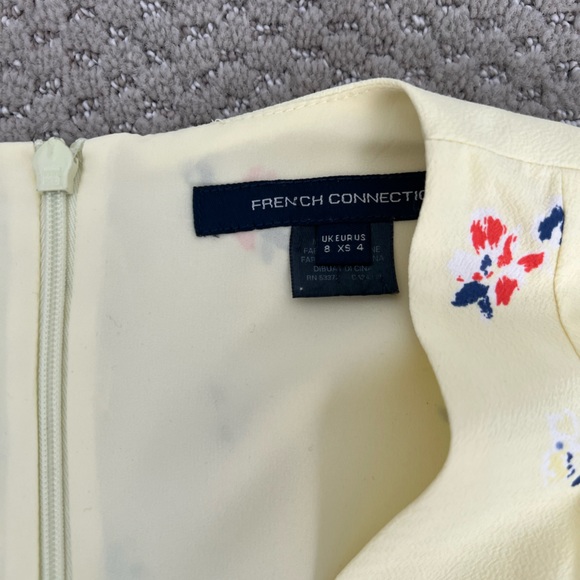 French Connection Yellow Dainty Flower Dress 4 - Picture 6 of 11